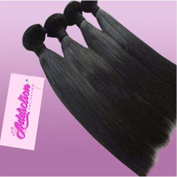 Straight Hair Bundle Deal 3 Bundles - Without Closure 12 14 16